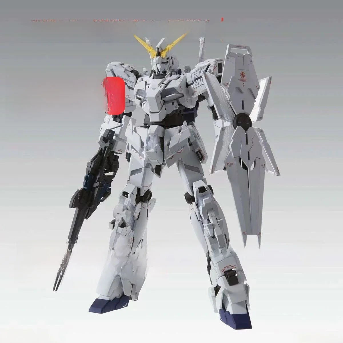 نموذج مجسم سوبا ستوديو MGEX يونيكورن غاندام ثلاثي الدرعات بدون قفص وبدون إضاءة، نسخة إصلاح الهوائي، لعبة للمراهقين #4