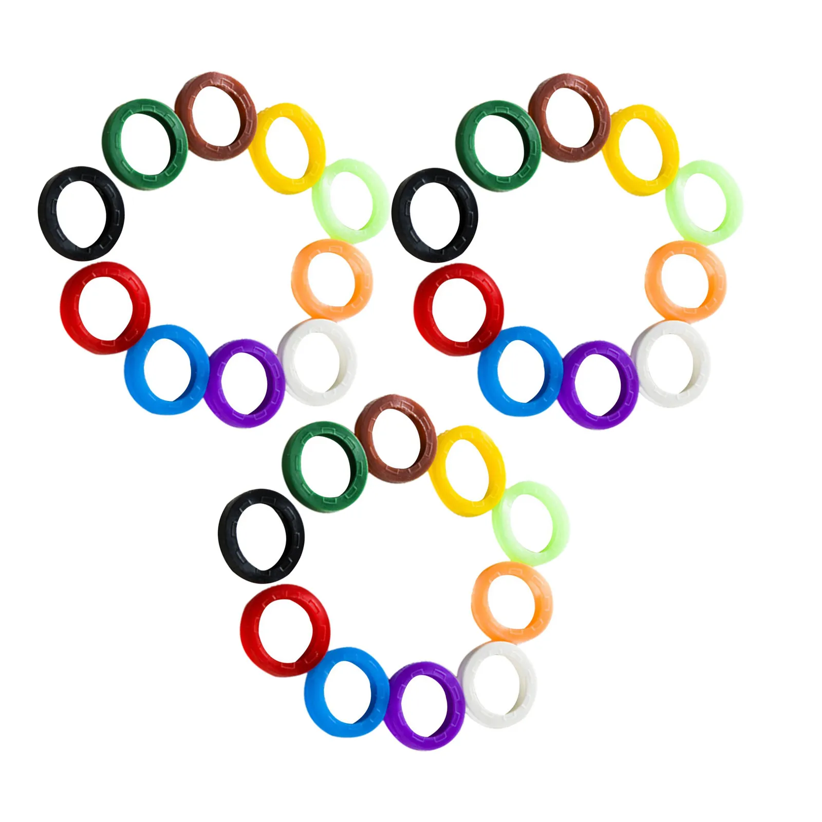 

Набор из 32 ярких эластичных силиконовых колпачков-накладок для ключей: водонепроницаемые, удобные, без запаха, для легкой идентификации ключей