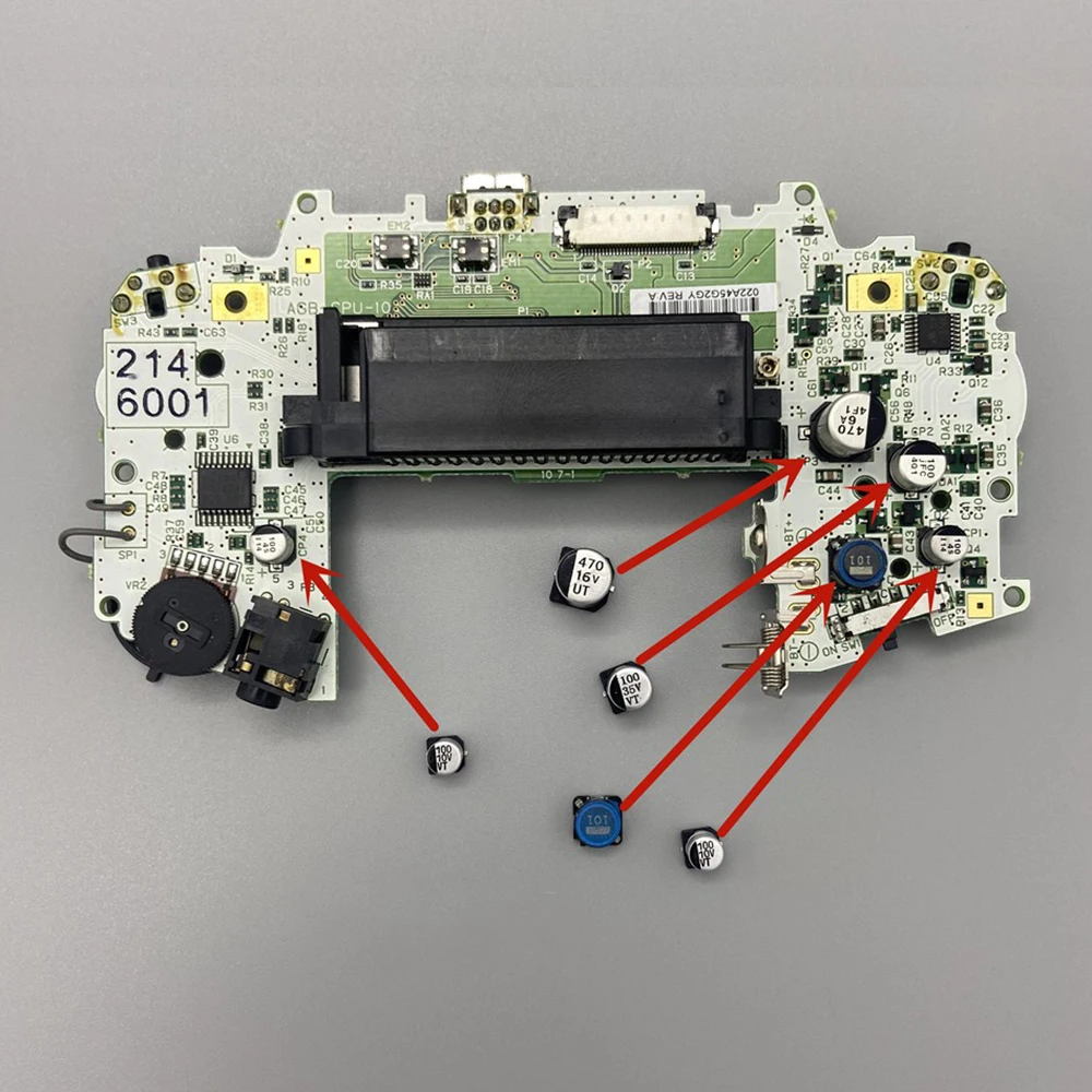 JCD 1 pcs a lot Capacitor For GBA GBP GBC for Gameboy Pock et For GBA GBC GBP Color Motherboard Repair Replacement