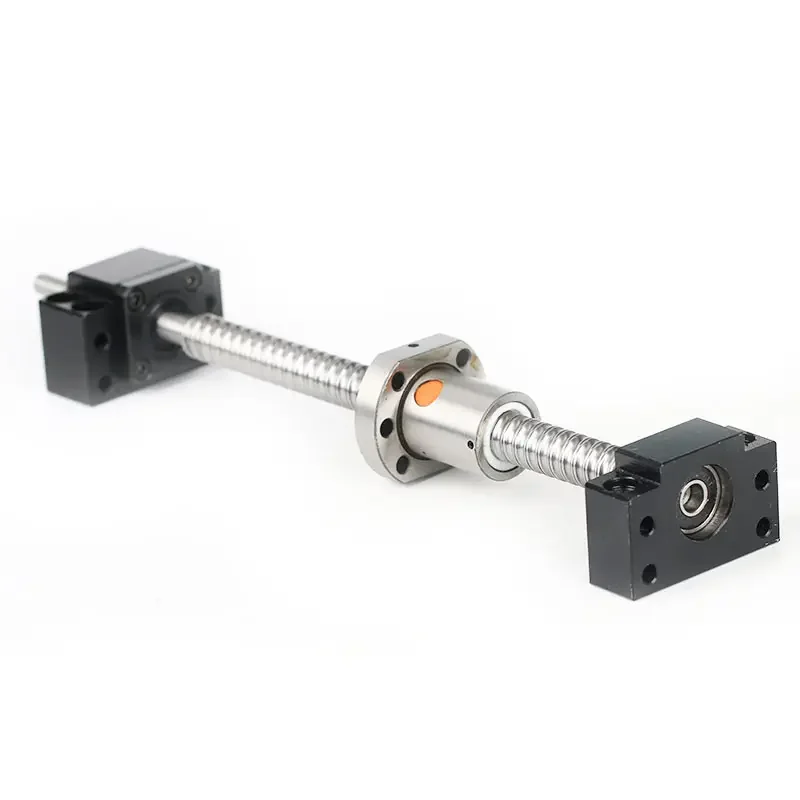 high precision C7 Rolled Thread Rod  Linear Motion Ball Screw SFU1610 With Ball Nut BK12/BF12