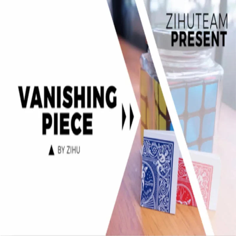 Vanishing Piece (Gimmicks and Online Instructions) by Zihu Close up Magic Tricks Illusions Card Magic Props Magician Cards Fun