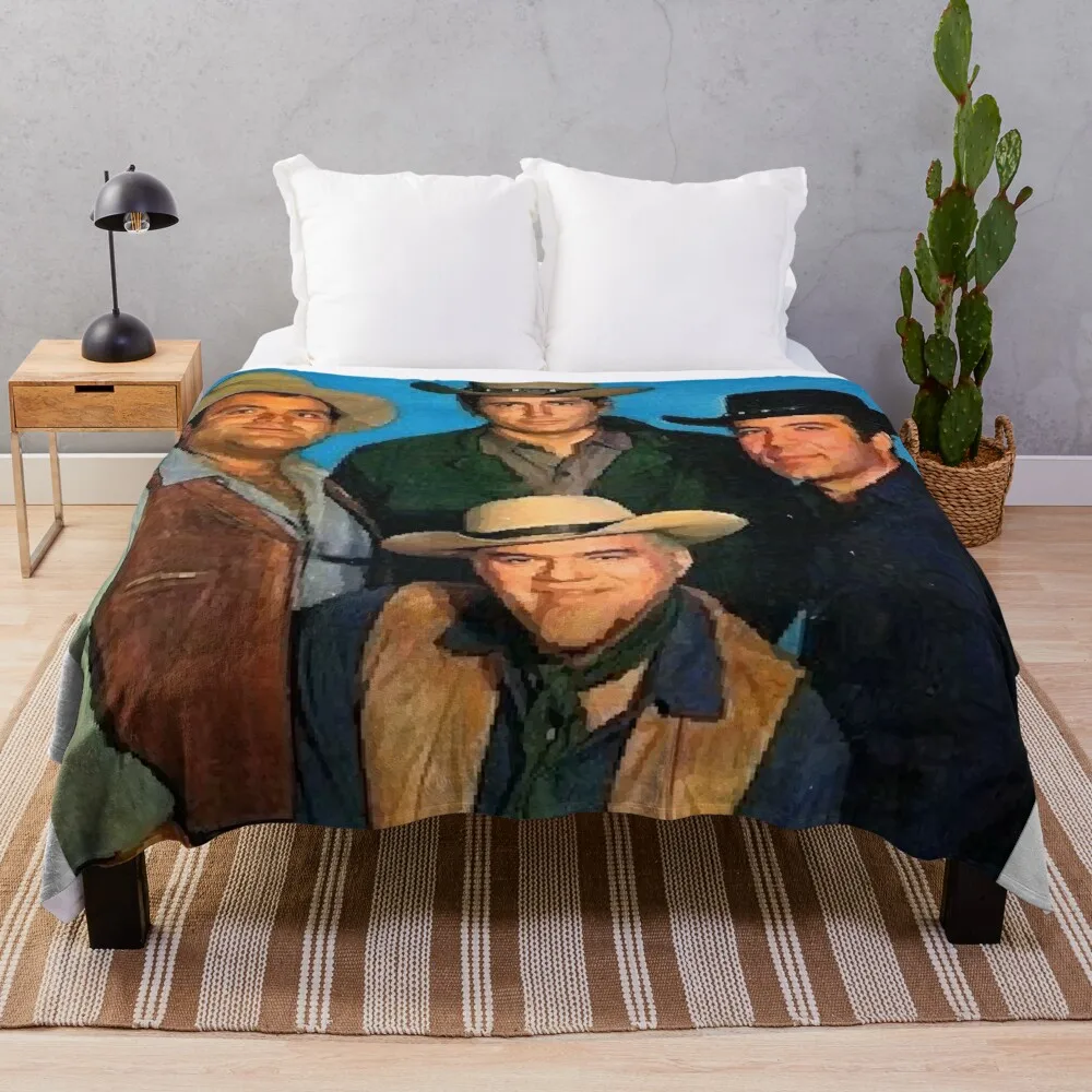 

BONANZA family Throw Blanket Moving decorative Blankets