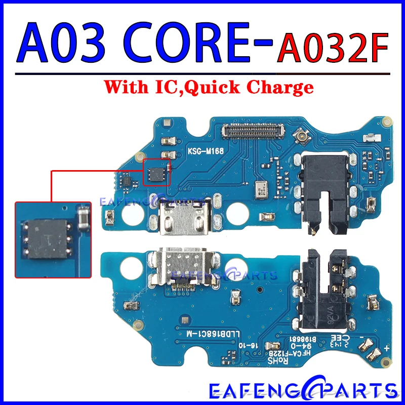 Usb Dock Charger Port for Samsung Galaxy A03 Core A03S A13 A23 A33 A53 A73 4G 5G Charging Board Module