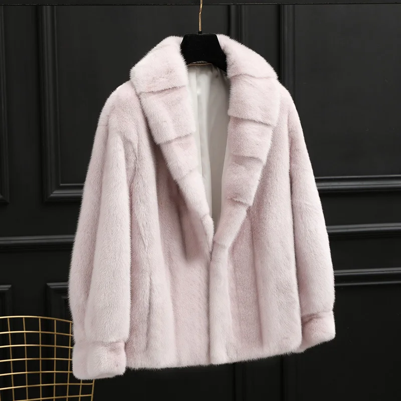 fur Mink whole fur coat coat short mother hair 2023 women's clothing outerwear jacket coats winter coat new fashion