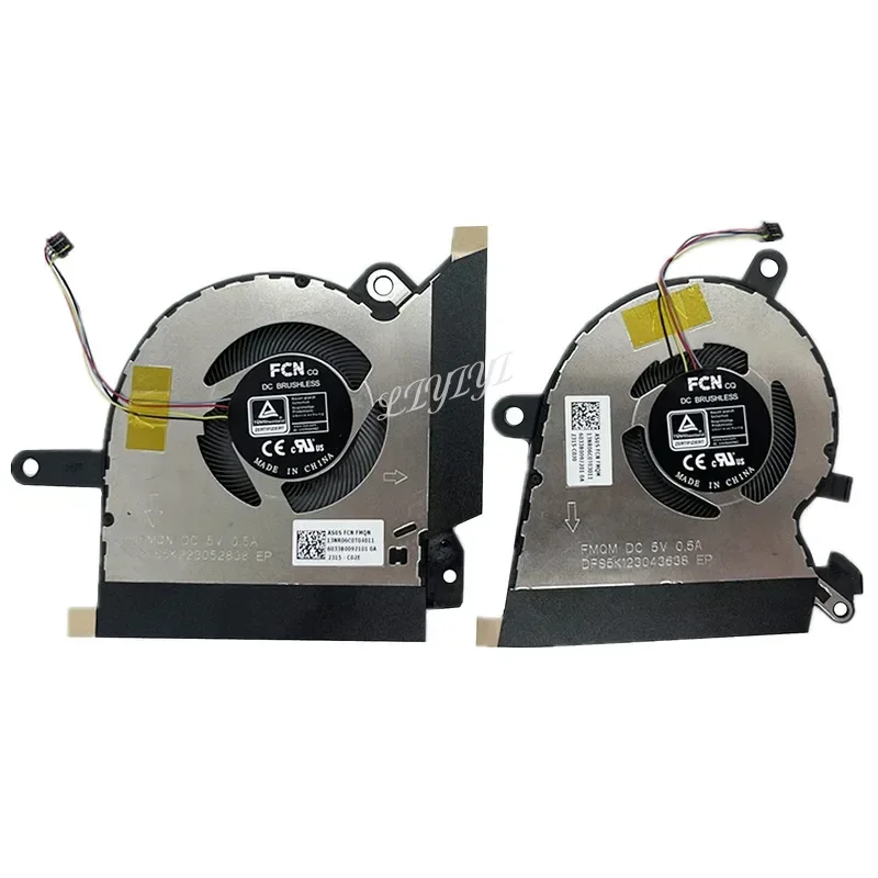 NEW ORIGINAL CPU AND GPU  FAN FOR ASUS 13 GV301 GV301Q GV301QC GV301QE GV301QH