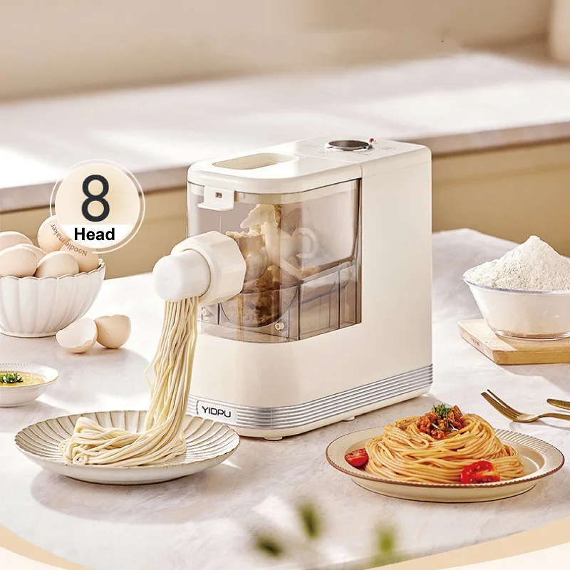 

7 Molds Fully Automatic Noodle Maker 150W Home Multifunctional Electric Noodle Pressing Machine Dumpling Wrapping Machine 220V