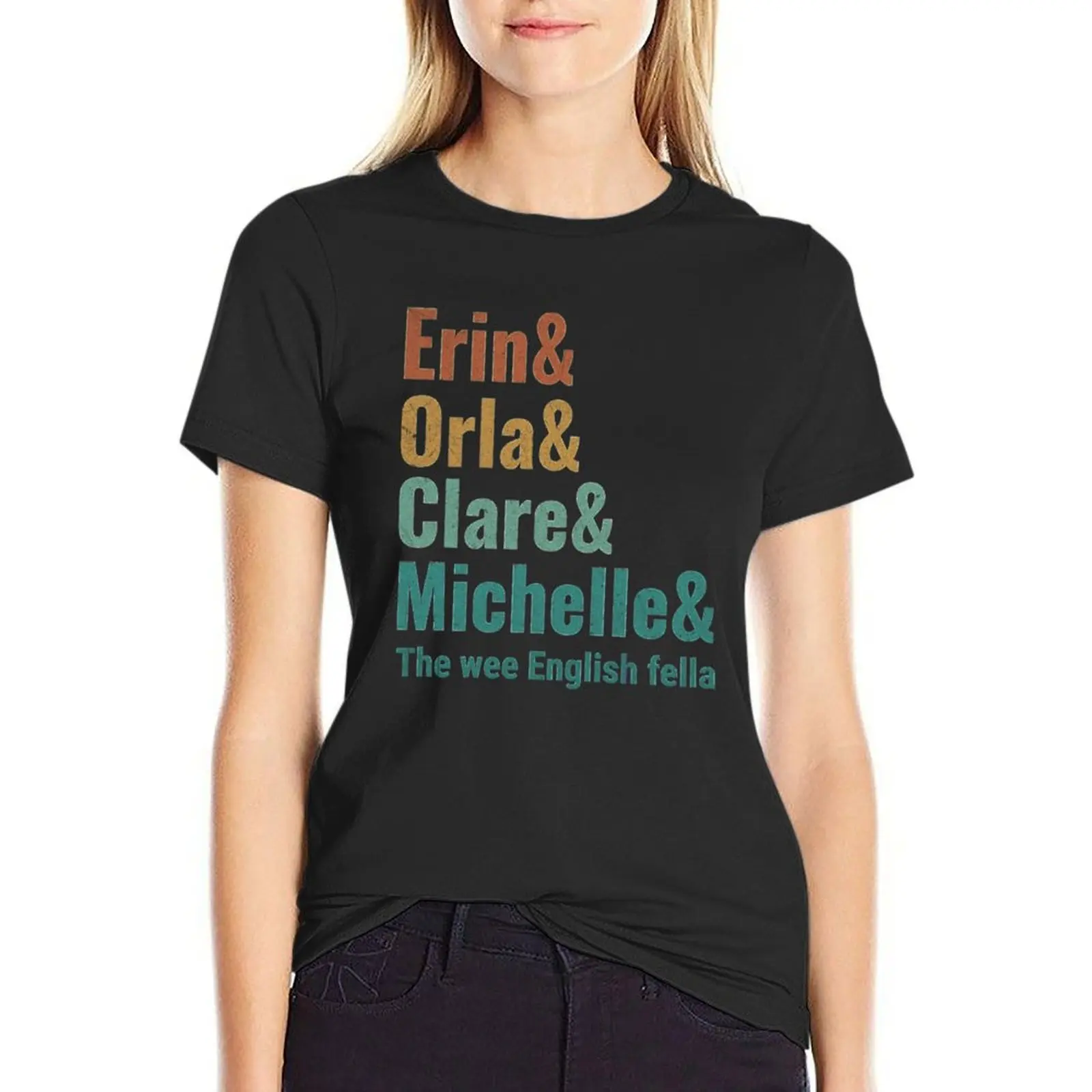 Derry Girls T-Shirt summer tops Aesthetic clothing cropped t shirts for Women