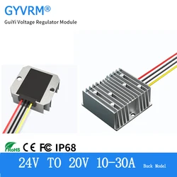 24V to 20V 30A 20A 10A 5A Step Down DC DC Converter 24 Volt Reducer 20 Volt Voltage Regulator 570W Laptop Power Supply for Car