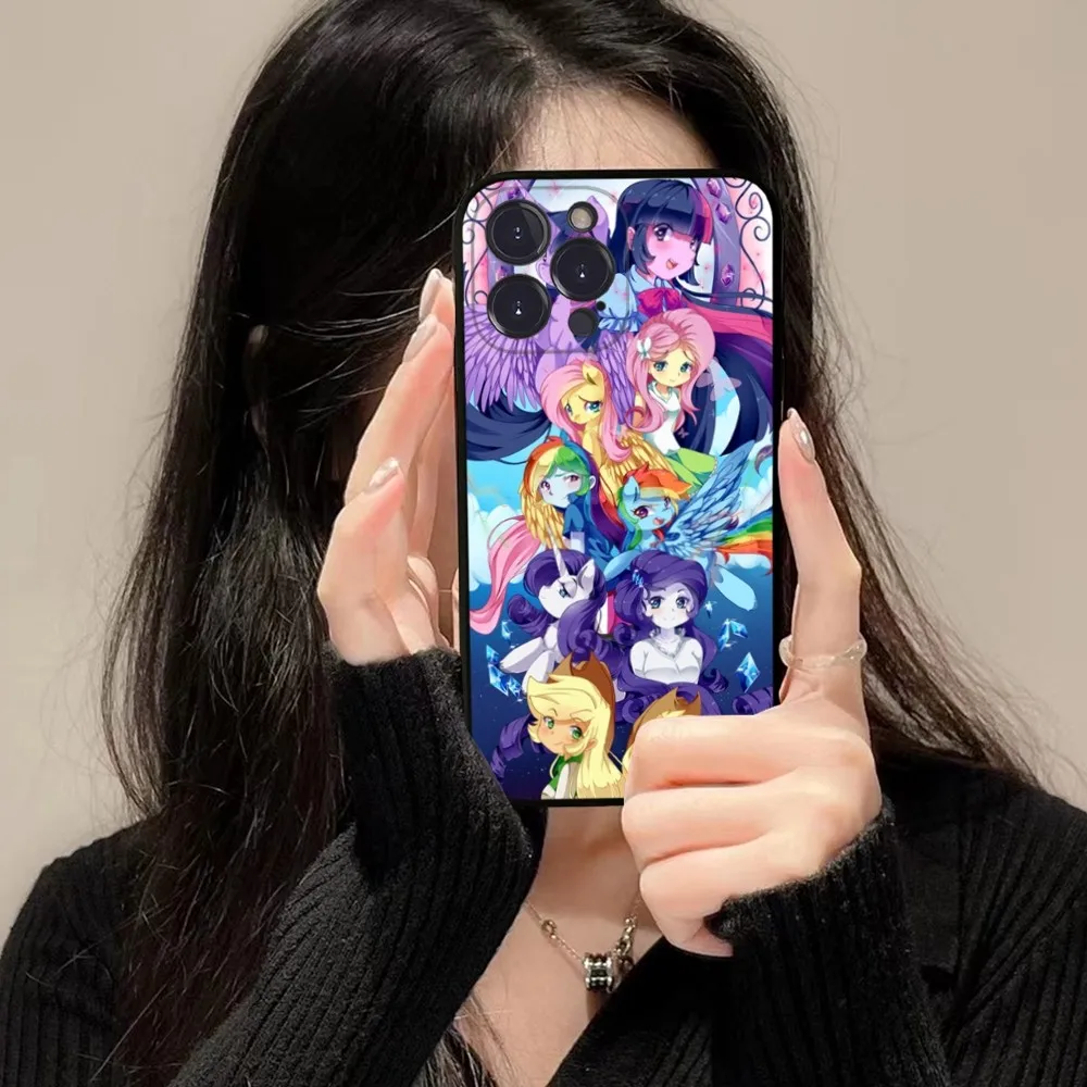 Cartoon M-My L-Little P-Pony Phone Case For iPhone 15 14 11 12 13 Mini Pro XS Max Cover 6 7 8 Plus X XR SE 2020 Funda Shell