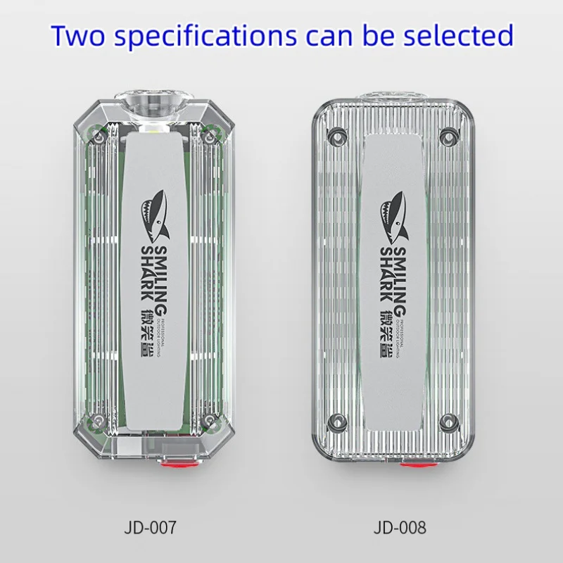 Spie lampeggianti rosse e blu con ricarica USB sulle spalle