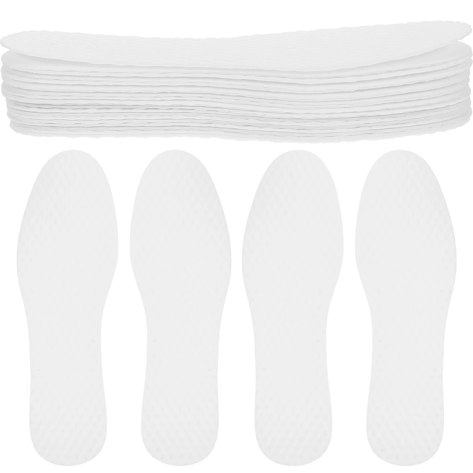 

20 Pairs Shoe Insoles Hiking Running Boots Inserts Sport Shoes Women Deodorant Men Sneaker Paper Thin Replaceable Liners Foot