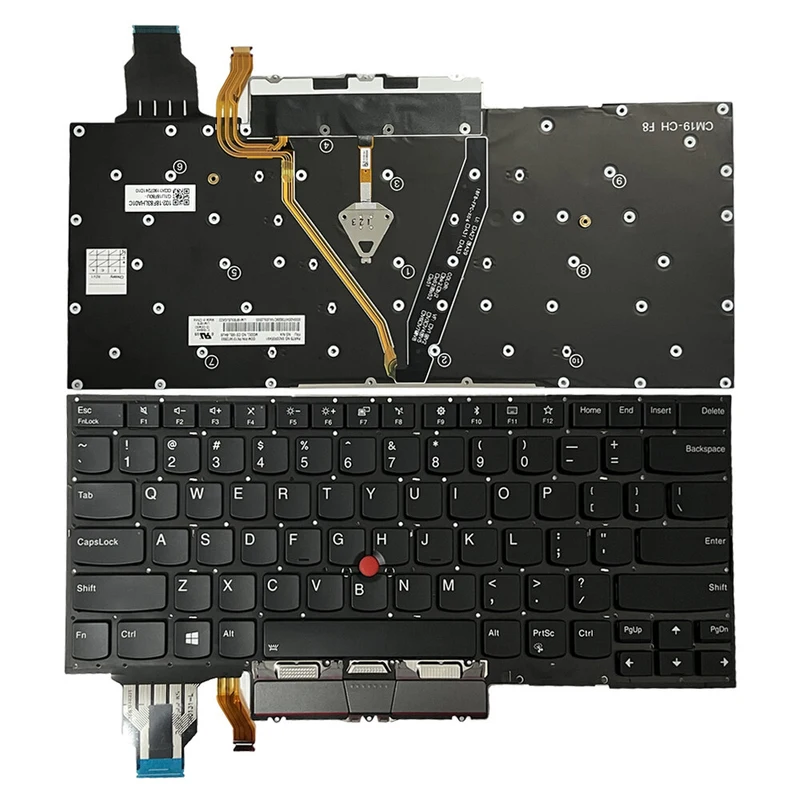 

KD+US Backlit keyboard for Lenovo ThinkPad X1 Yoga 4th Gen 20QF 20QG 20SB 20SA top