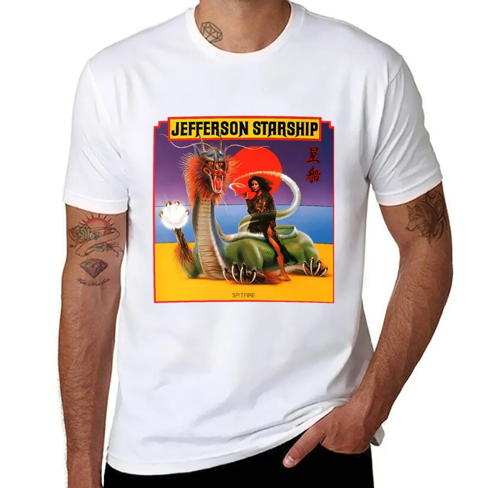 

Jefferson Starship: Spitfire T-Shirt t shirt man luxury t shirt man plain T-Shirt