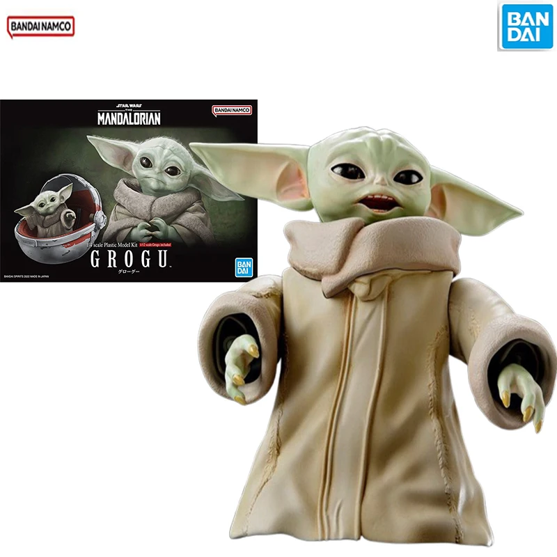 bandai-star-wars-sw-1-4-baby-yoda-the-mandalorian-poupee-d'anime-originale-modele-assemble-jouet-cadeau-pour-enfants-en-stock