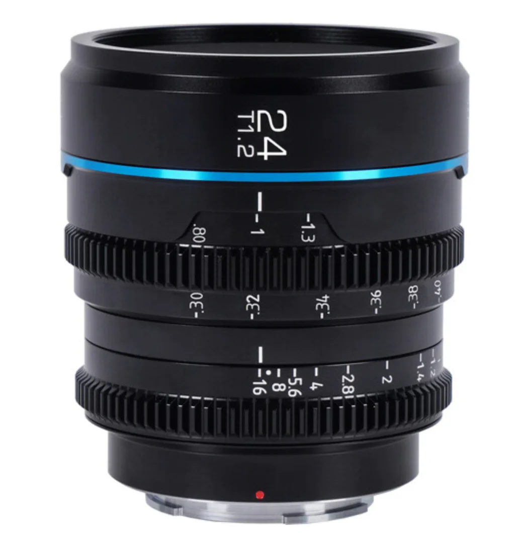 Sirui Night Walker 24mm 35mm 55mm T1.2 S35 Cine Lens Series Lightweight Fast