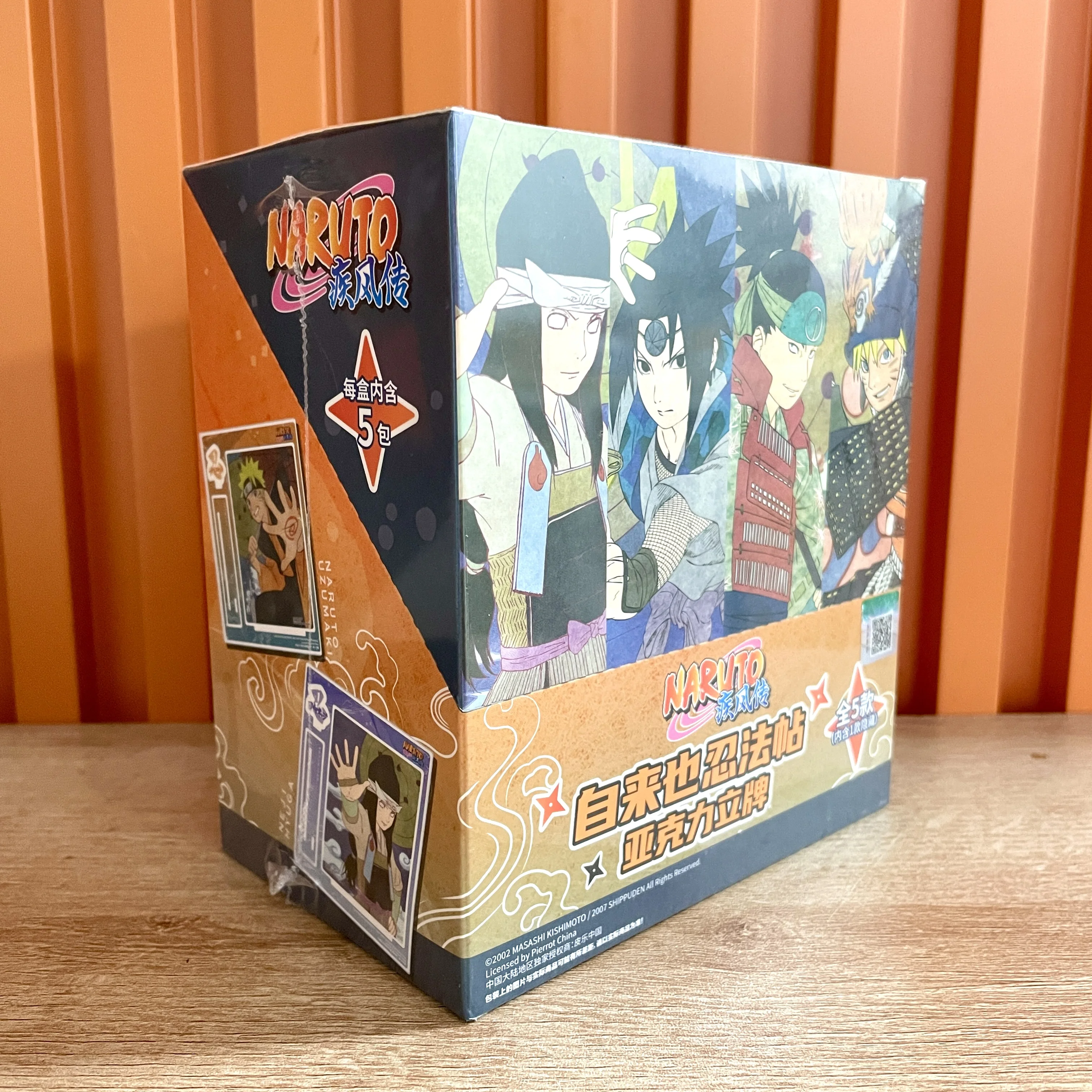 Genuine Naruto Cards Box Anime Figure Card With Card Bricks Uzumaki Sasuke Collection Flash Card Toy Game Hobby Gift for Kids