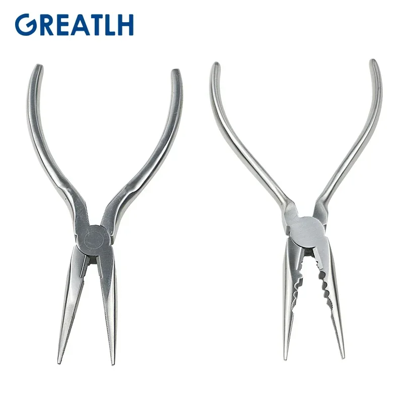 Imagem -05 - Ortopedia Vise Agulha Nariz Alicata Mandíbulas Serrilhadas Osso Forcep Instrumento Veterinário Pet 1pc Aço Inoxidável