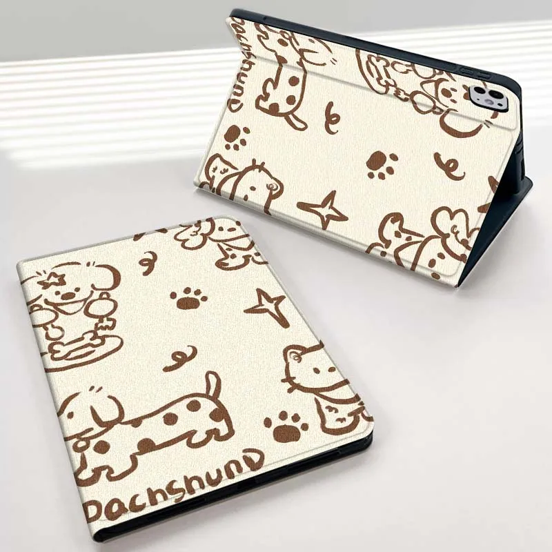 

Animal Line Creative Pattern For iPad mini Air 1 2 3 4 5 6 7 6th 7th 9 11 13 M3 M2 gen 7.9 8.3 10.9 Inch 2024 2025 Tablet Case