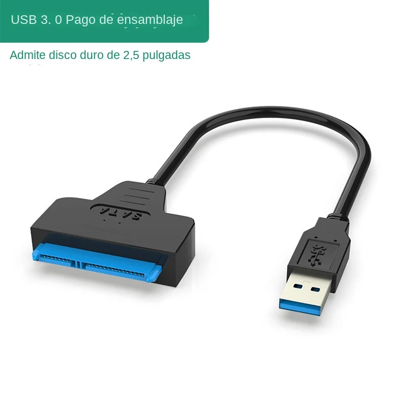 USB 3.0 SATA 3 Kabel SATA zu USB 3.0 Adapter bis zu 6 Gbps Unterstützung für 2,5 Zoll externe HDD SSD Festplatte 22 Pin SATA III Kabel