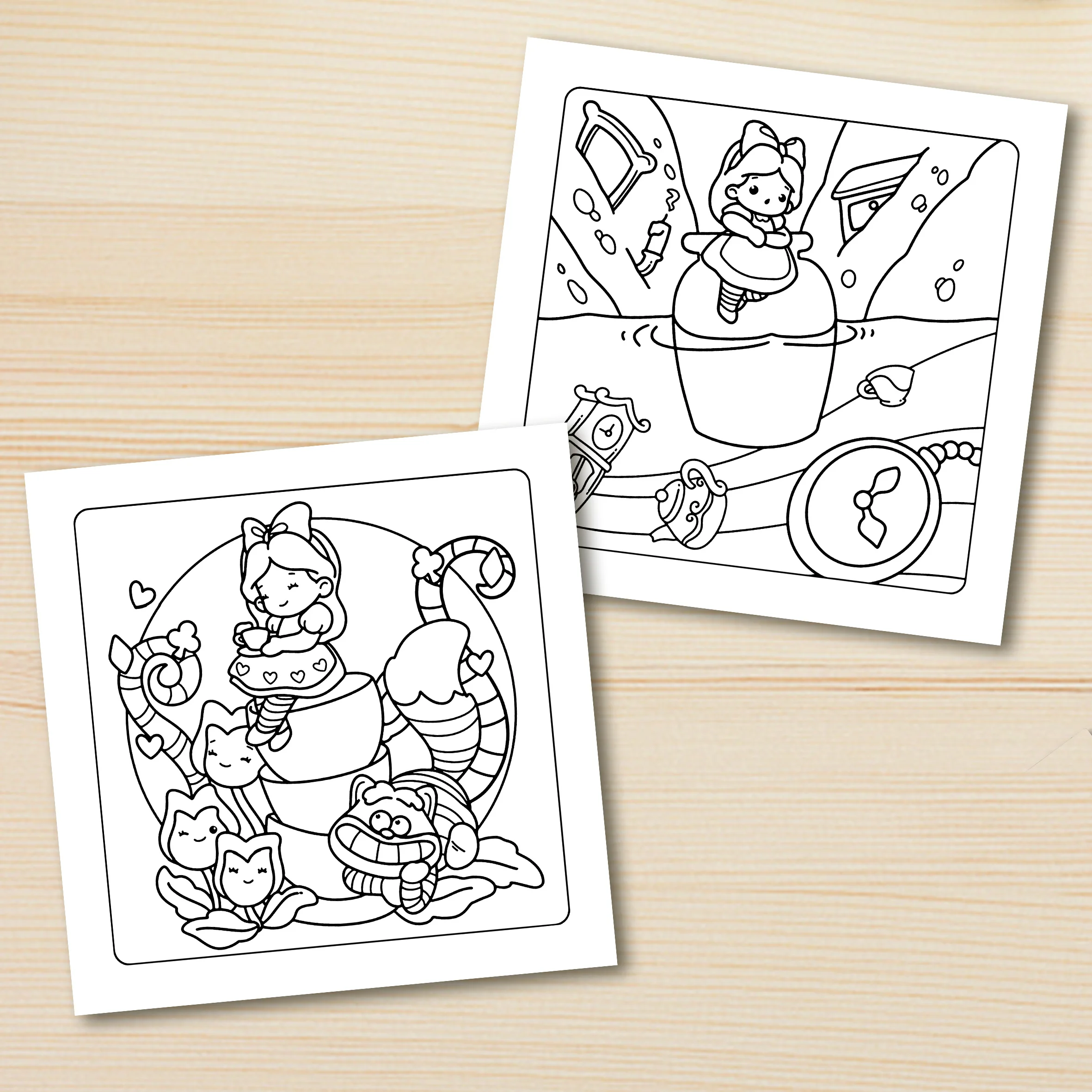 HAPPY GIRL Bold-easy Patterns Coloring Book for Adults Cute Drawing Book Perfect Gift for Party and Birthday