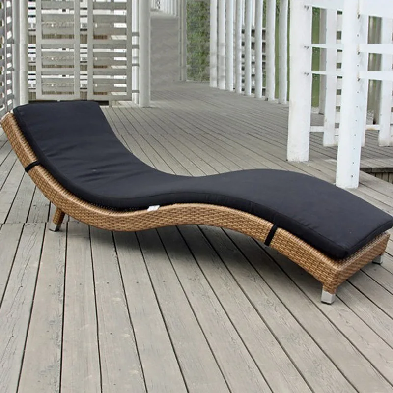 

Outdoor rattan bedding, rattan chairs, swimming pool beach chairs, courtyard outdoor leisure outdoor