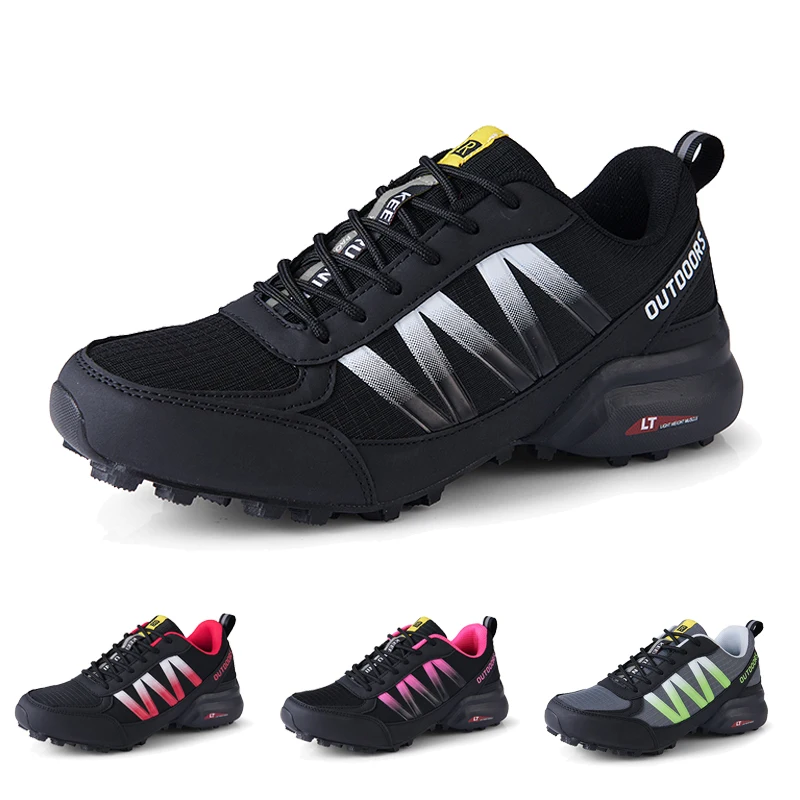 

Waterproof Men Women Hiking Shoes Outdoor Wading Shoes Lace-up Climbing Sport Shoes Trekking Sneakers Anti-slip Walking Trainers