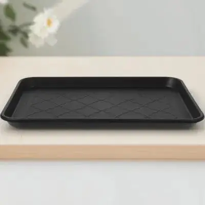 البلاستيك متعددة الأغراض التمهيد صينية الأحذية صينية تخزين عدم الانزلاق مدخل حصيرة تغذية الحيوانات الأليفة لوحة حامل النبات أشتات المنزلية