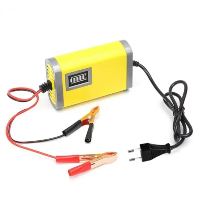 12V 2A LCD Display Smart Charger For Lead Acid AGM Gel Battery Motorcycle Car Bike 12V Fully Automatic Charge Adapter EU US Type