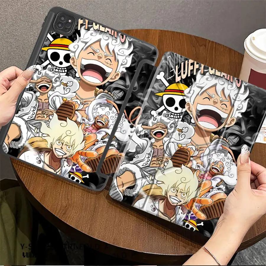 One Piece Luffy Tablet Case For iPad Air 4 5 M3 M2 1 2 M4 11inch
