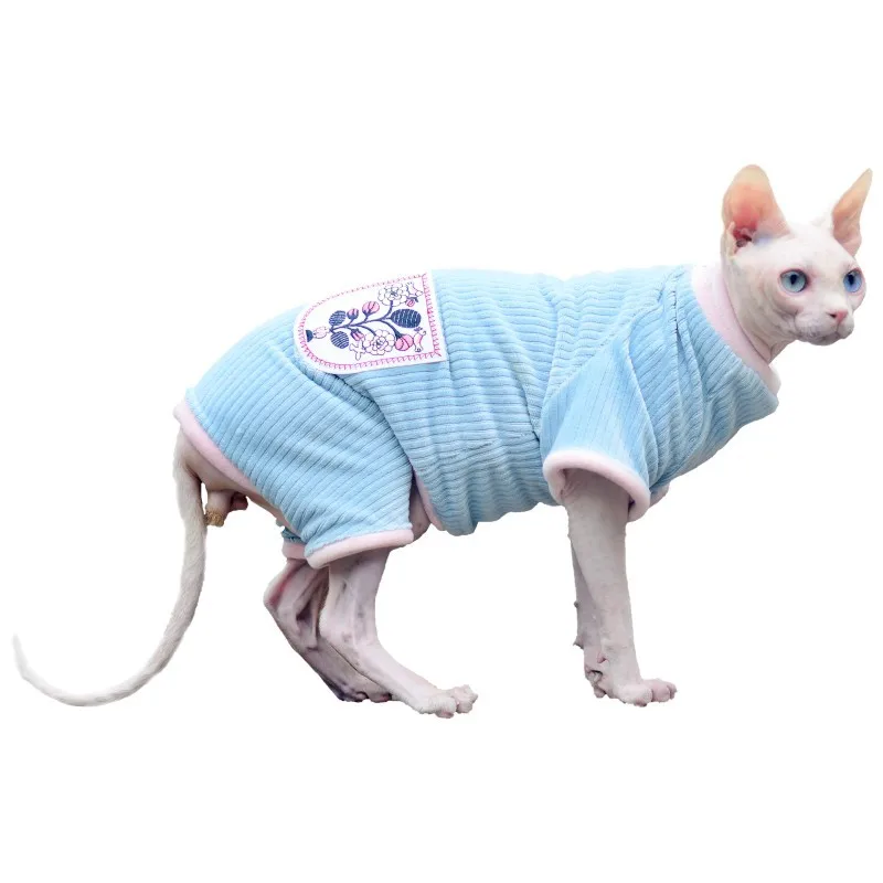 

Hairless Cat Clothing For Autumn And Winter Warmth, Double-sided Plush Four Legged Clothing For Pets And Cats Customizable