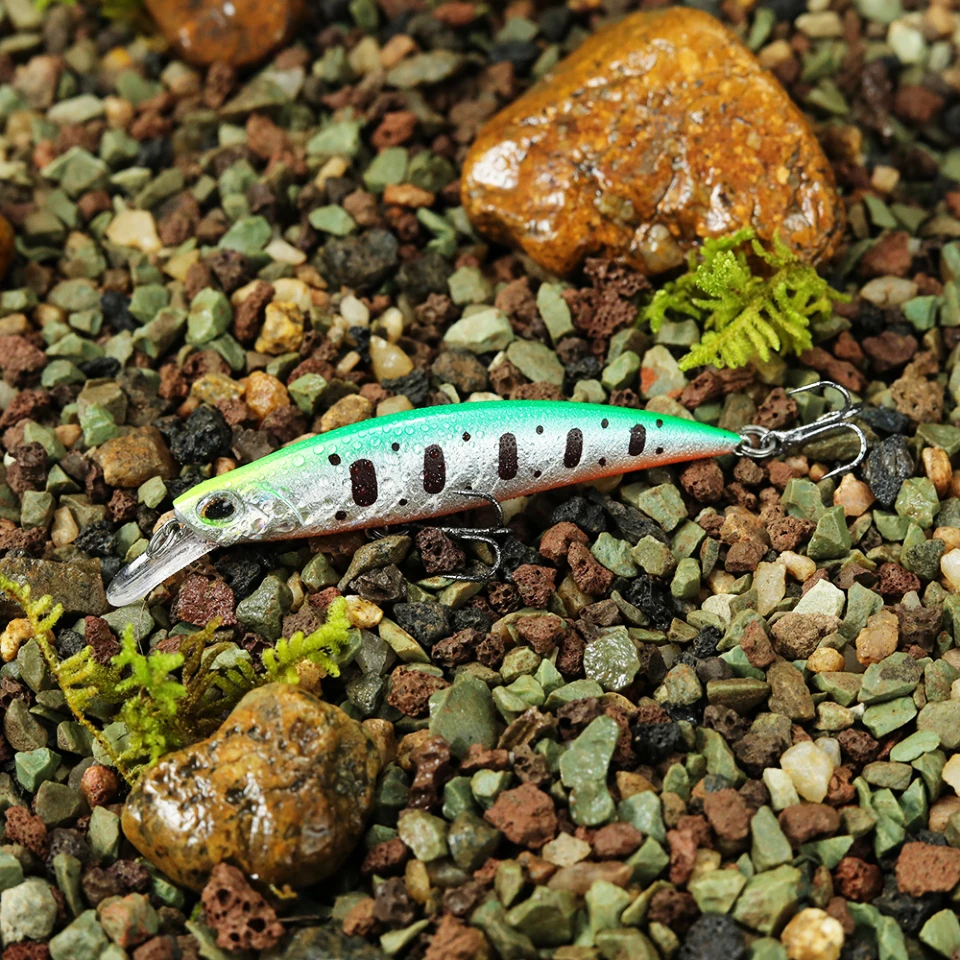 المشي الأسماك 70 مللي متر 10 جرام الصيد السحر غرق أسماك الاصطناعي الطعم الثابت Jerkbait Pesca Wobblers ل بايك باس سمك السلمون المرقط سويم