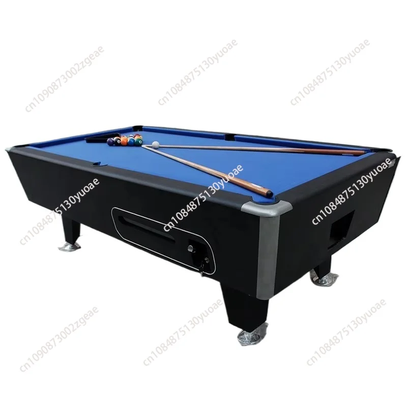 -White commercial professinal 7ft 8ft coin-operated token billiard snooker pool table with coin operated slate op mechanism