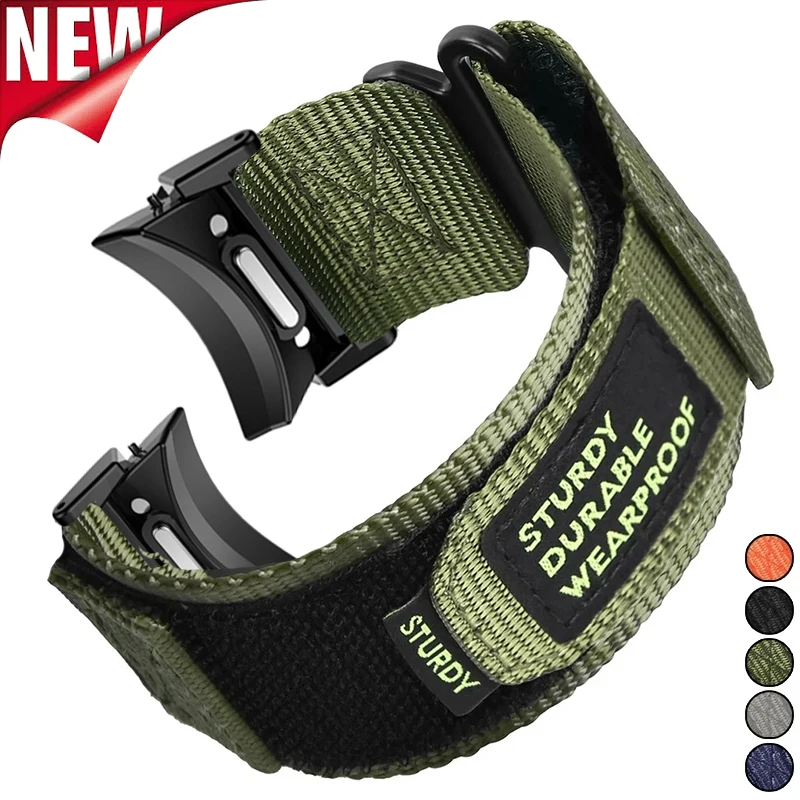Keine Lücken Nylon armband für Samsung Galaxy Uhr 6 klassische 43mm 47mm 6 5 4 40mm 44mm Sport armband für Galaxy Watch 5pro 45mm Band