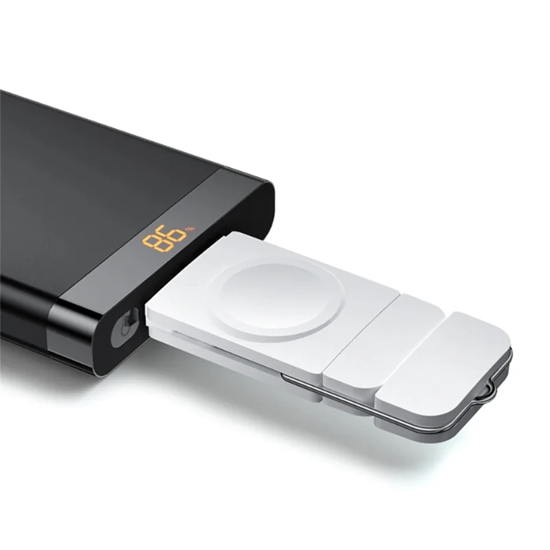 

New Dual USB A Magnetic Watch Wireless Charger Suitable For 1-9Th Generation/SE Pro2 White