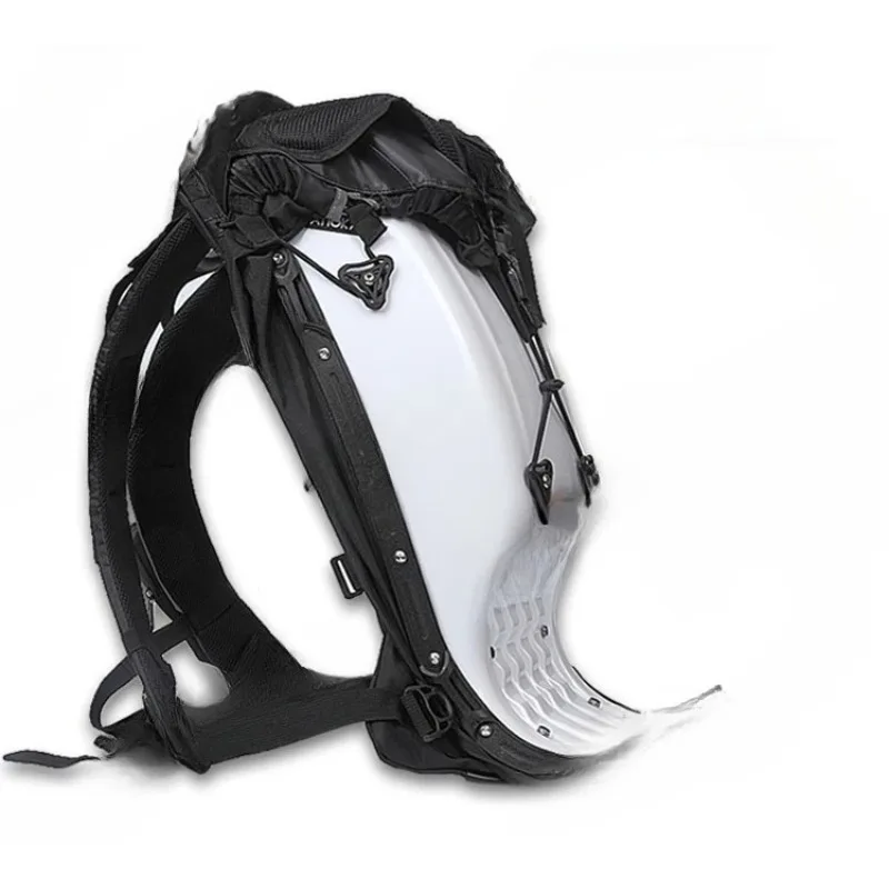 Suitable for  Backpack Hard Shell Backpack Treasure Baby Motorcycle Rider Bag Carbon Fiber Hard Shell Bag