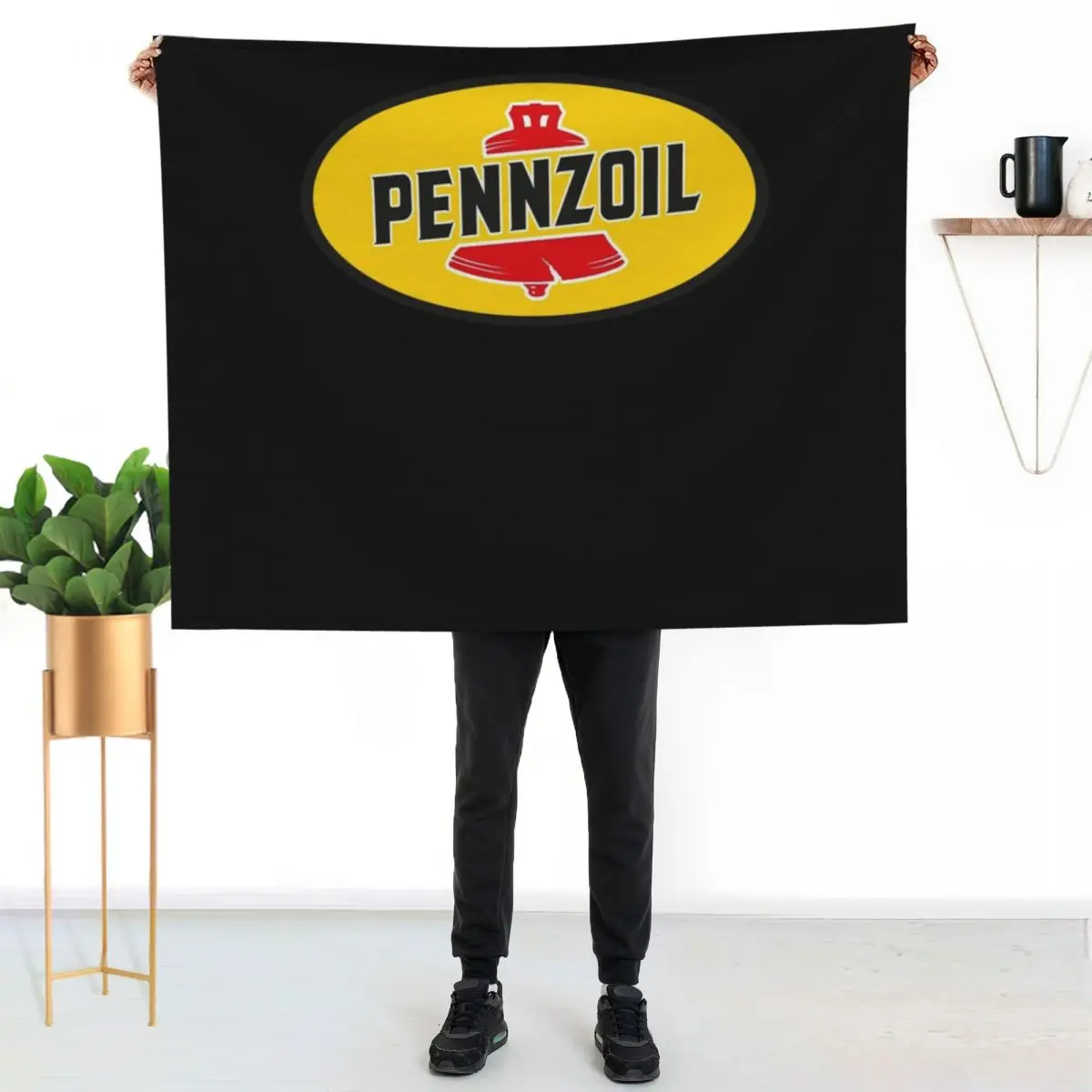 

Pennzoil For Men And Women Throw Blanket Warm Comfortable Blanket for Office Napping