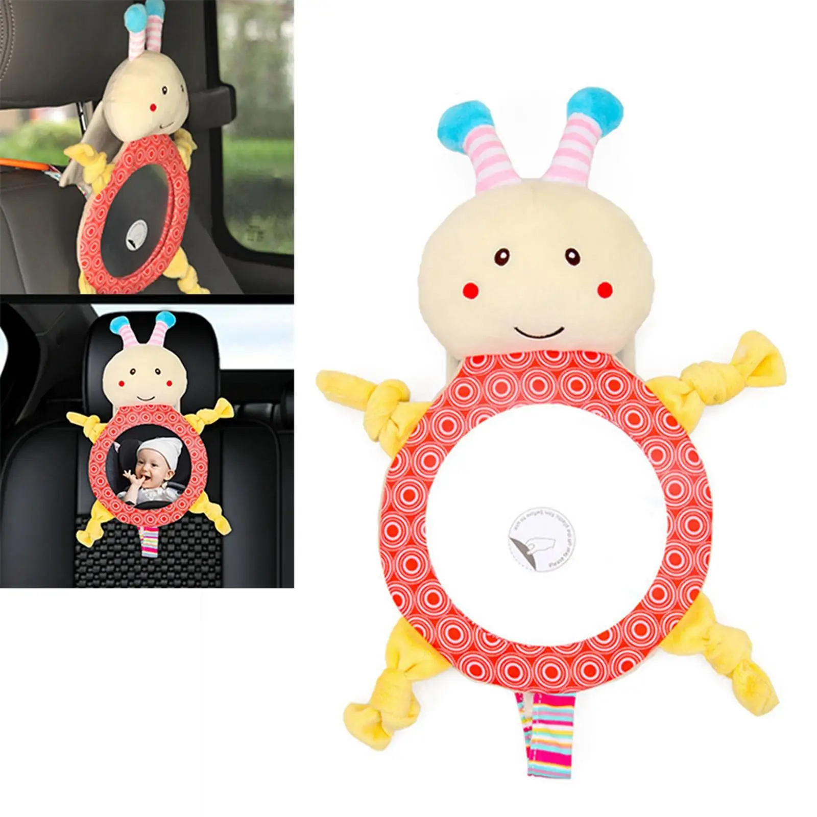 Back Seat Mirror Shatterproof Rear Facing Baby Mirror Easier Drive Blind  Infant Car Safety Mirror for Toddler Baby Child