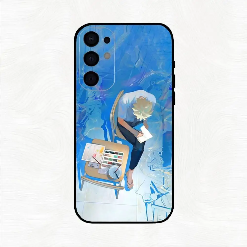 حافظة هاتف Yatora Yaguchi Blue Period لهاتف سامسونج S25، S24، S23، S22، S21، S20، Plus، Fe، Lite، غطاء أسود آخر #6