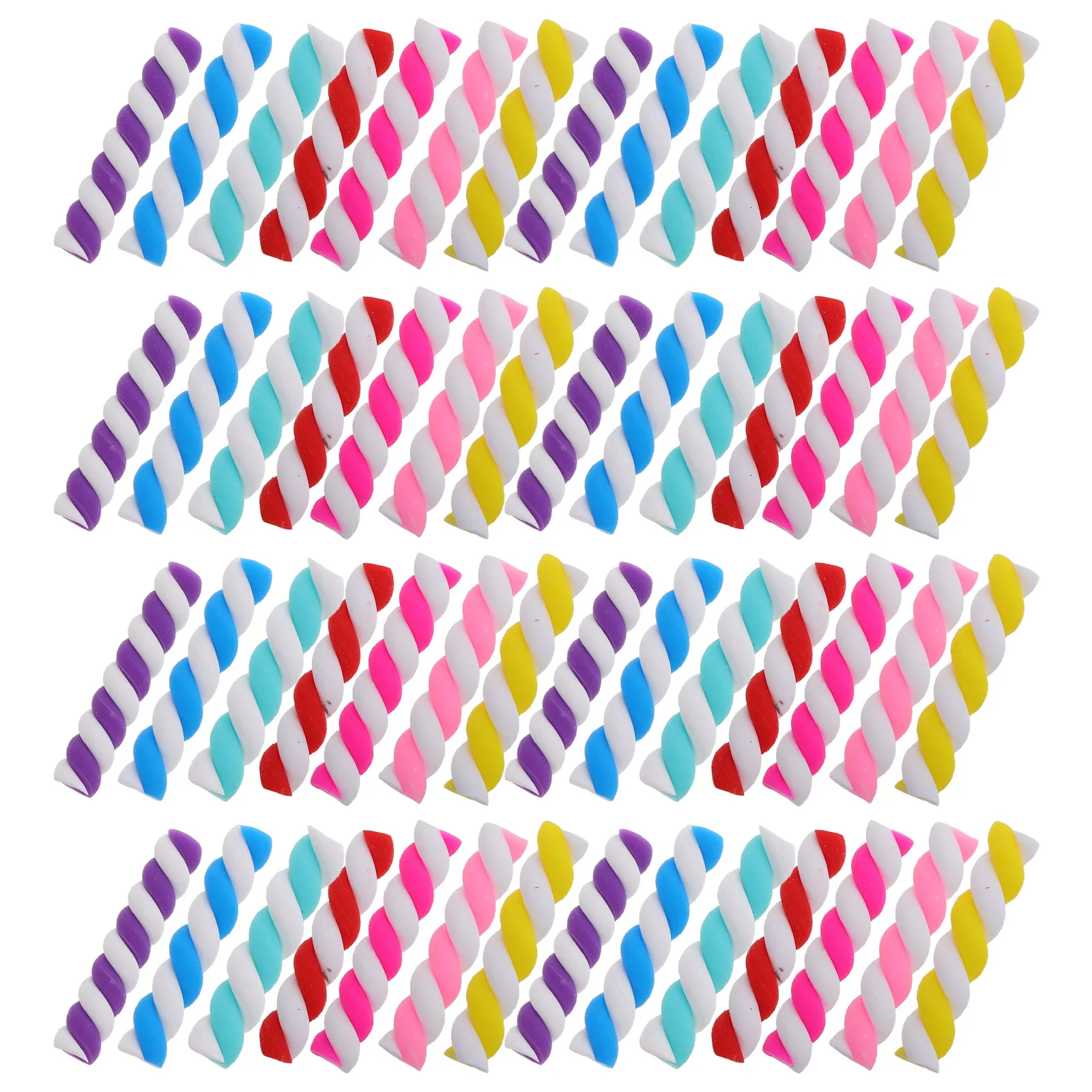 10 Bags Polymer Clay Rolling Sticks Lollipop Charms Cute Accessories DIY Decor Phone Case Embellishment Craft Supply