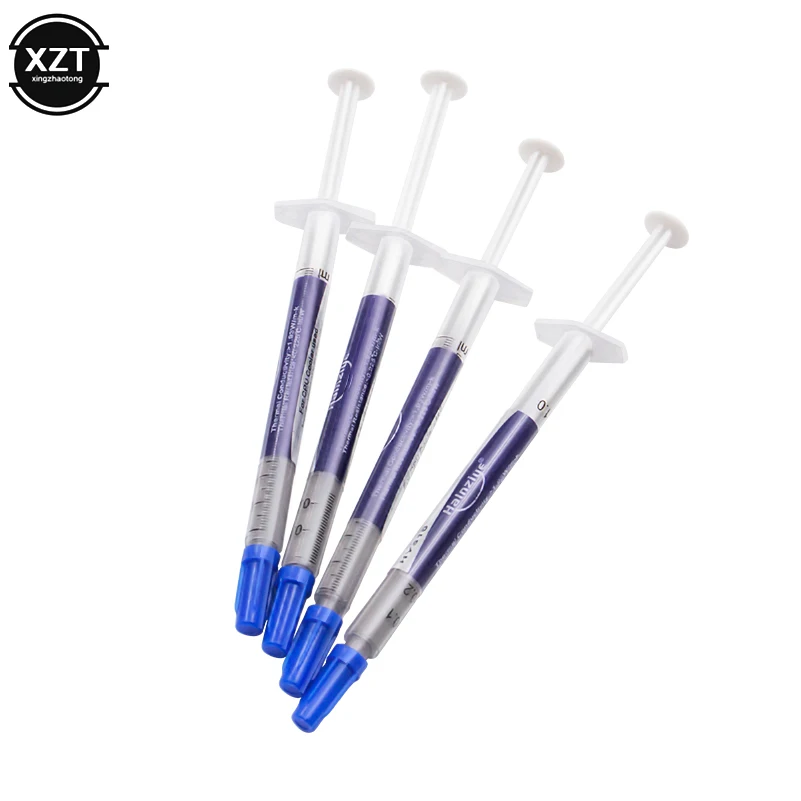 10pcs/lot 1g Grey Silver Thermal Grease Silicone Heat Sink Paste CPU Cooler Heatsink 10% Silver For CPU