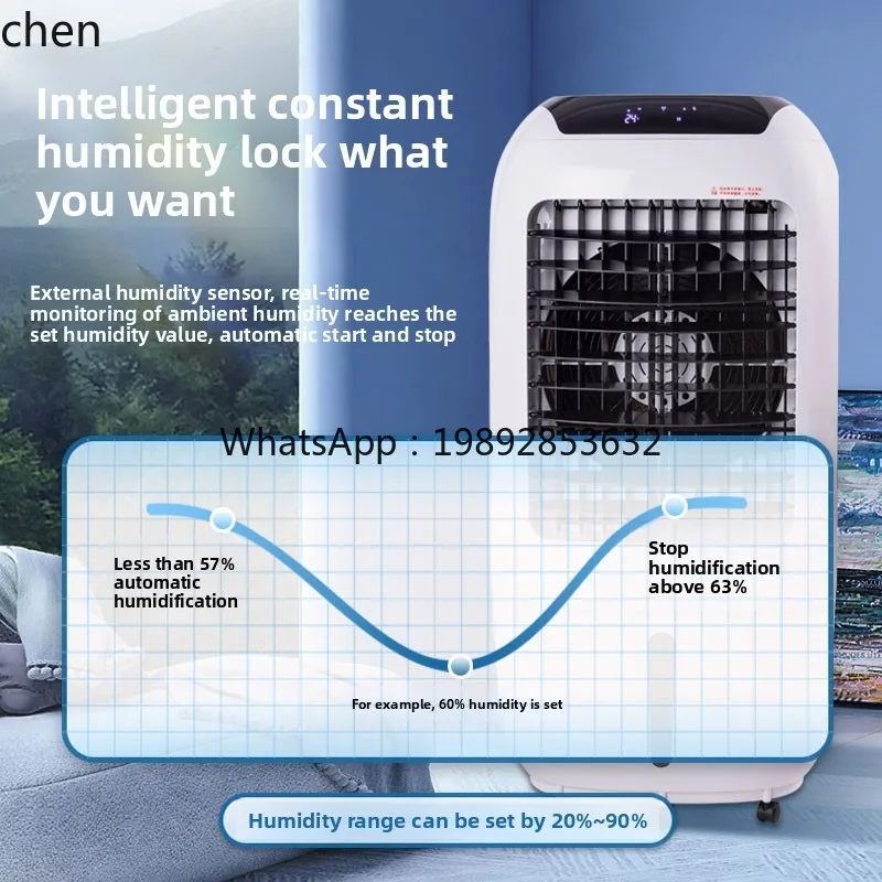 Fog-Free Industrial Humidifier for Laboratories, Factories, and Workshops, Large Capacity