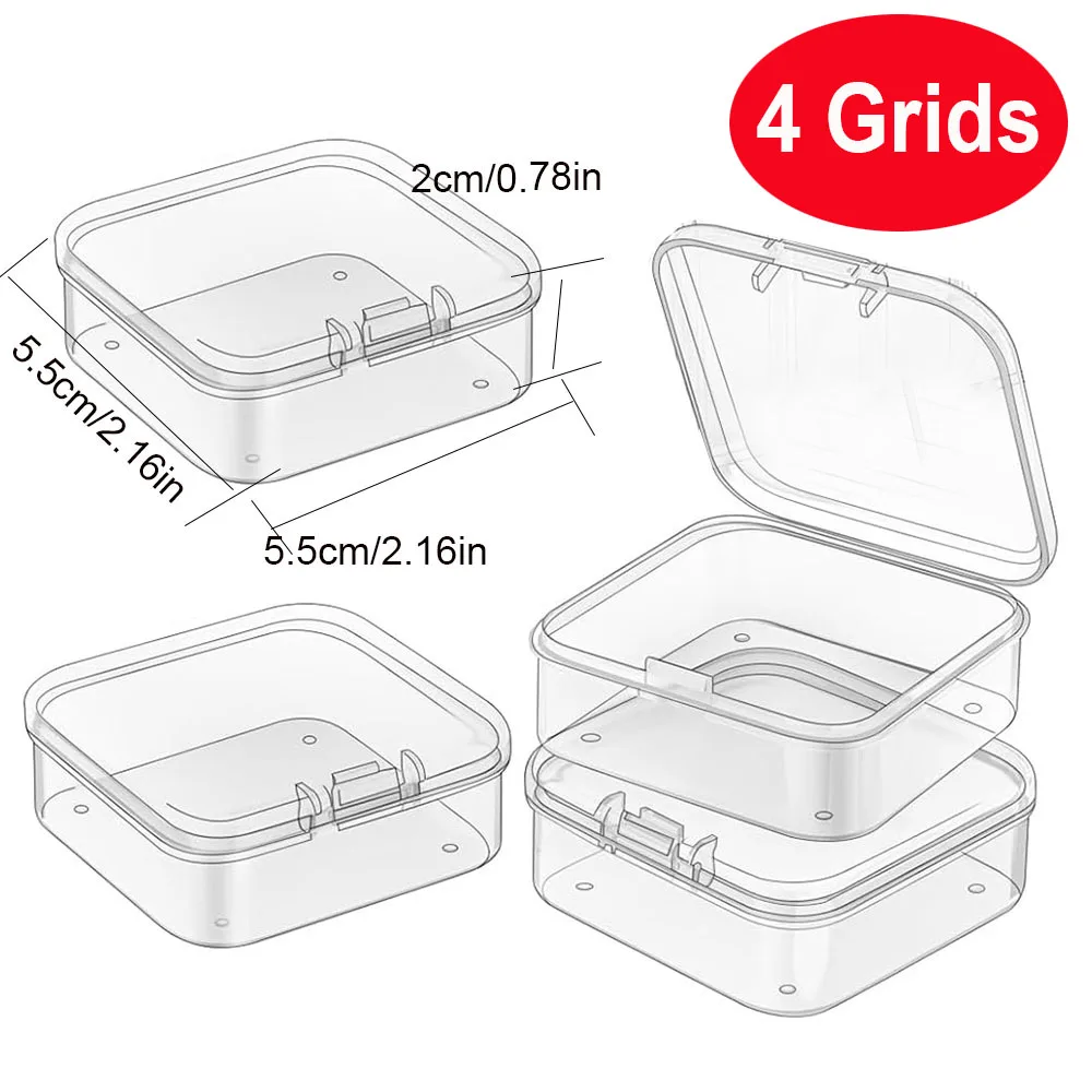 4/12/15/30/45Grids DIY Diamond Painting Storage Box Craft Nail Art Jewelry Accessory Organizer Rhinestones Container Organizer