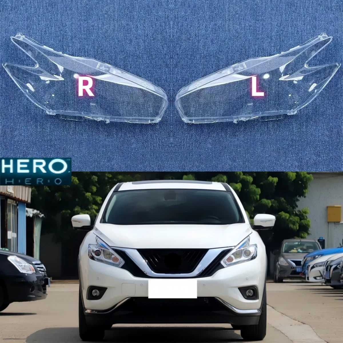 

For Nissan Murano 2015 2016 2017 2018 2019 2020 2021 Car Gadgets Headlights Lamp Cover Replace The Original Lampshade