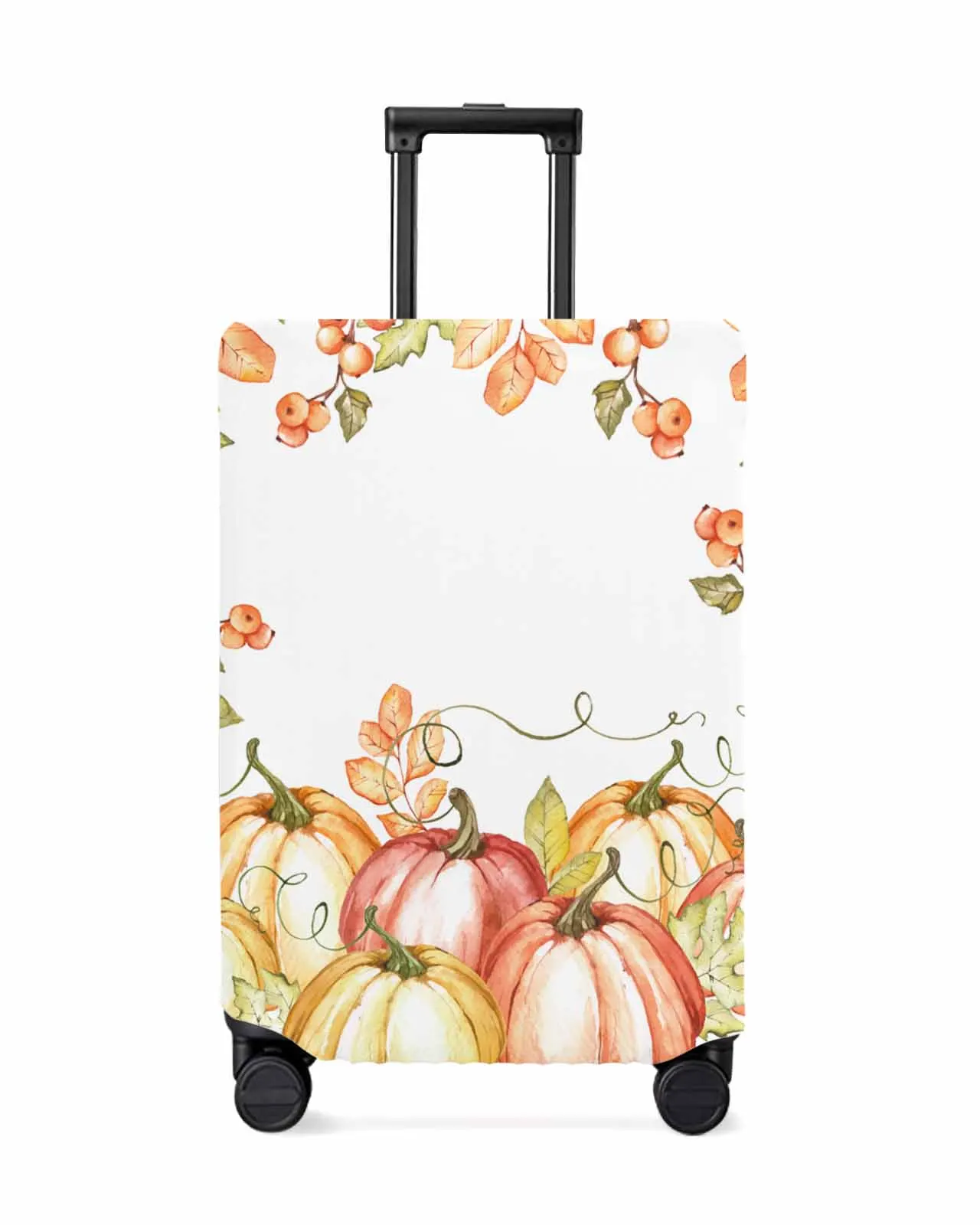 

Autumn Plant Berry Pumpkin Luggage Cover Elastic Baggage Cover For 18-32 Inch Suitcase Case Dust Cover