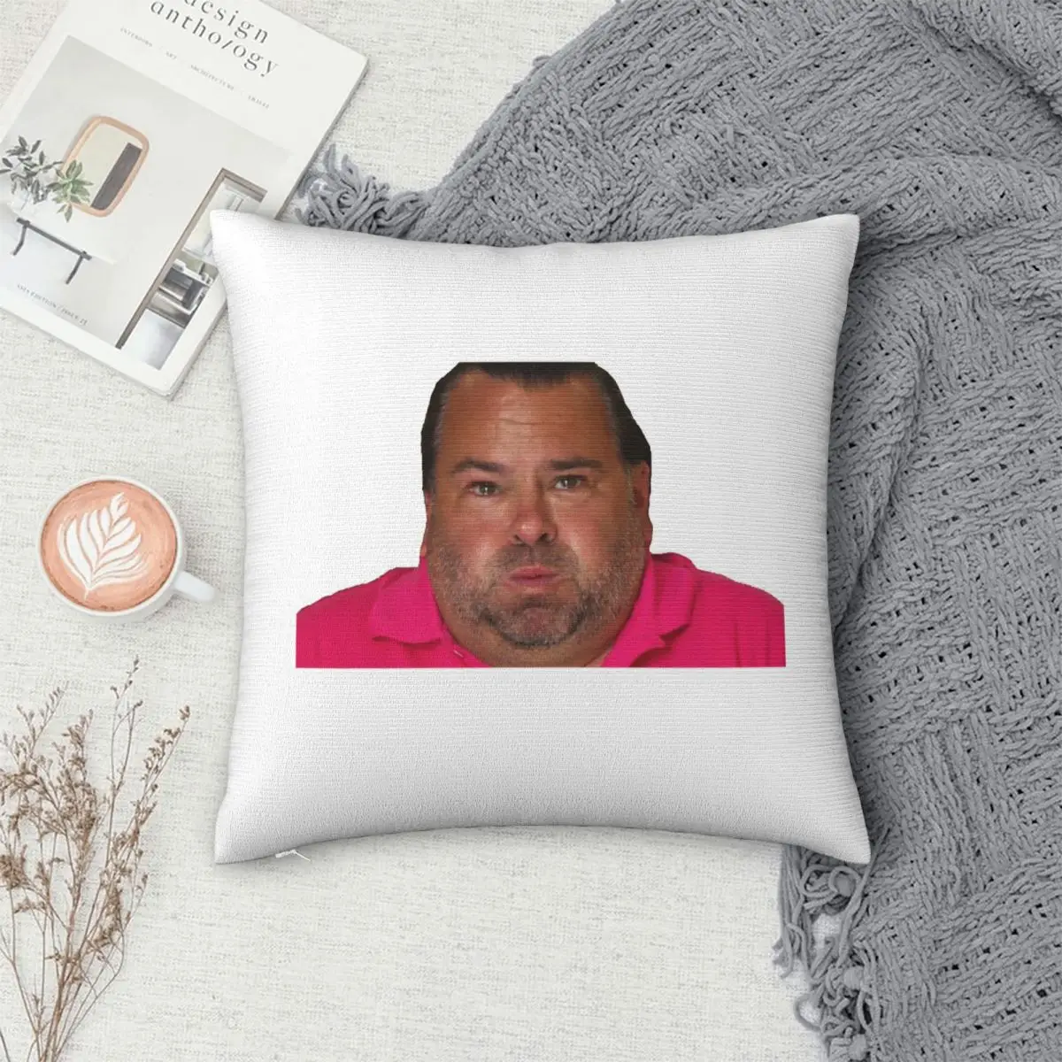 

Big Ed Square Pillowcase Pillow Cover Polyester Cushion Decor Comfort Throw Pillow for Home Sofa