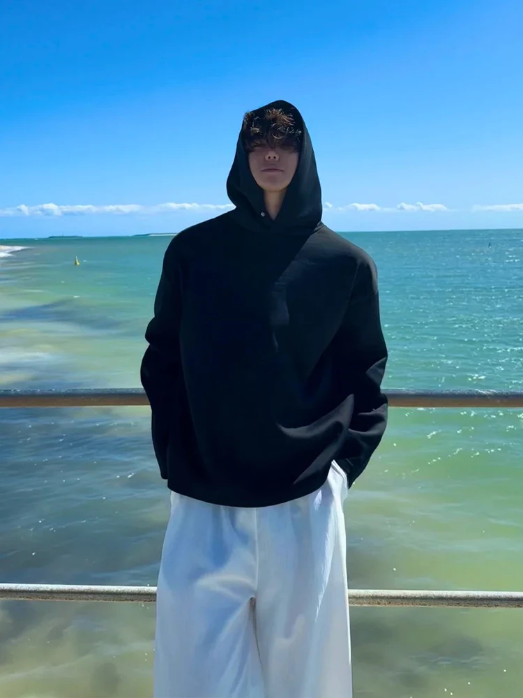 

Bla Cleanfit, тяжелая толстовка с капюшоном, мужская толстовка в американском стиле ретро, крутой высококачественный пуловер, толстовка на осень