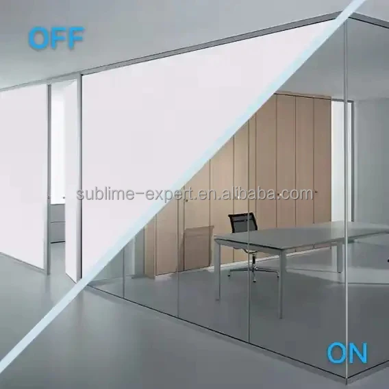 Super Clear PDLC Smart Film for Window Privacy Electric Window Tint Lamina PDLC Smart Film Glass Switchable Remote Control Door