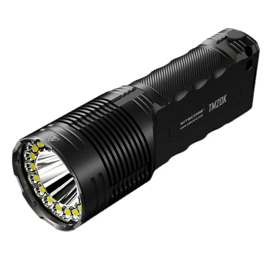 NITECORE TM20K potężna ładowalna latarka LED 20000 lm latarka taktyczna z baterią 21700 do uprawiania sportów na świeżym powietrzu Camping