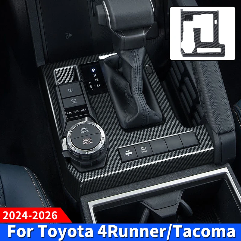 

For Toyota 4Runner N500 2025 2024 2026 Tacoma Central Control Panel ABS Material Precise Fit Interior Protection Accessories