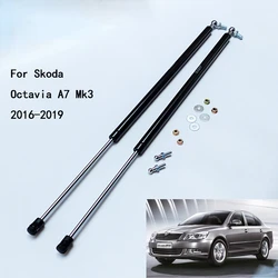 2Pcs Car Front Gas Shock Hood Shock Strut Damper Lift Support For Skoda Octavia A7 MK3 2016- 2019 Hood Hydraulic Support Rod